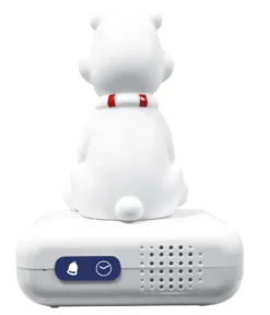 Réveil avec veilleuse ours polaire en 3d