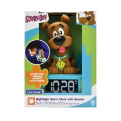 Réveil avec veilleuse scooby doo en 3d
