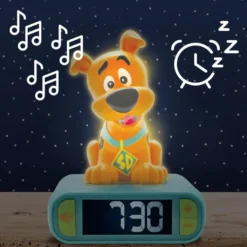 Réveil avec veilleuse scooby doo en 3d