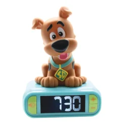 Réveil avec veilleuse scooby doo en 3d