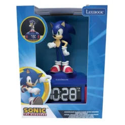 Réveil avec veilleuse sonic 3d