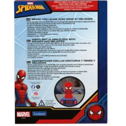 Réveil avec veilleuse spiderman 3d
