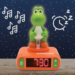 Réveil avec veilleuse yoshi en 3d
