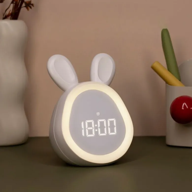Réveil lapin blanc