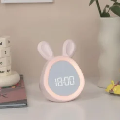 Réveil lapin rose