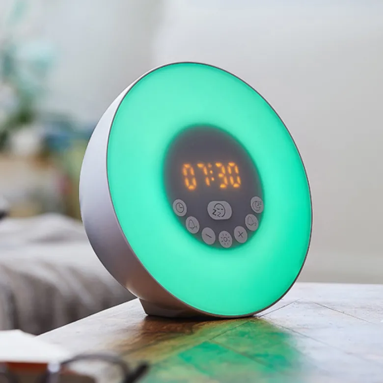 Réveil lumineux radio Bluetooth