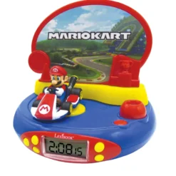 Réveil projecteur nintendo mario kart en 3d