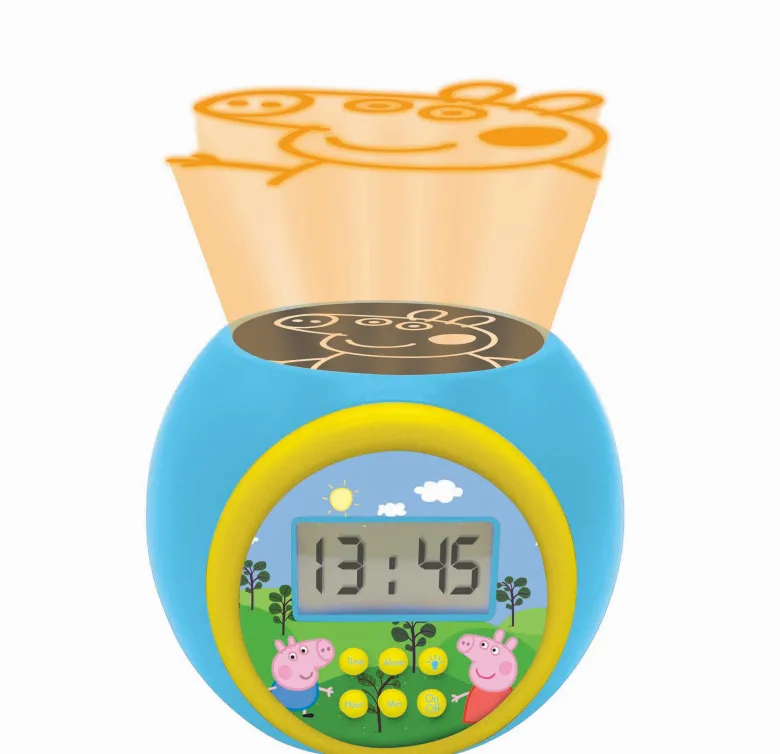 Réveil projecteur peppa pig