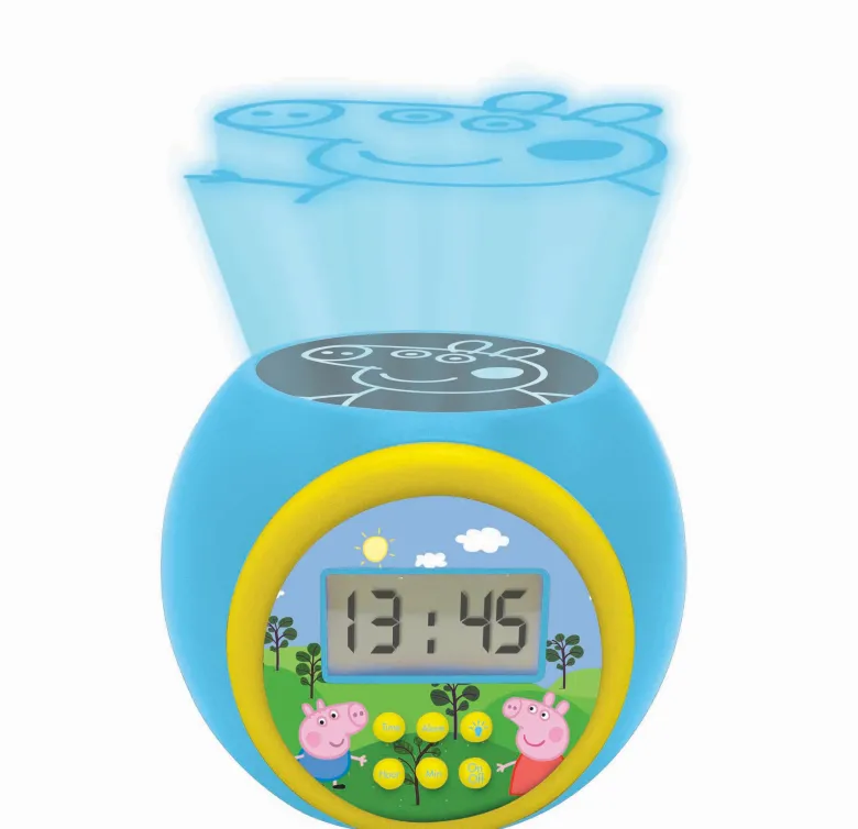 Réveil projecteur peppa pig