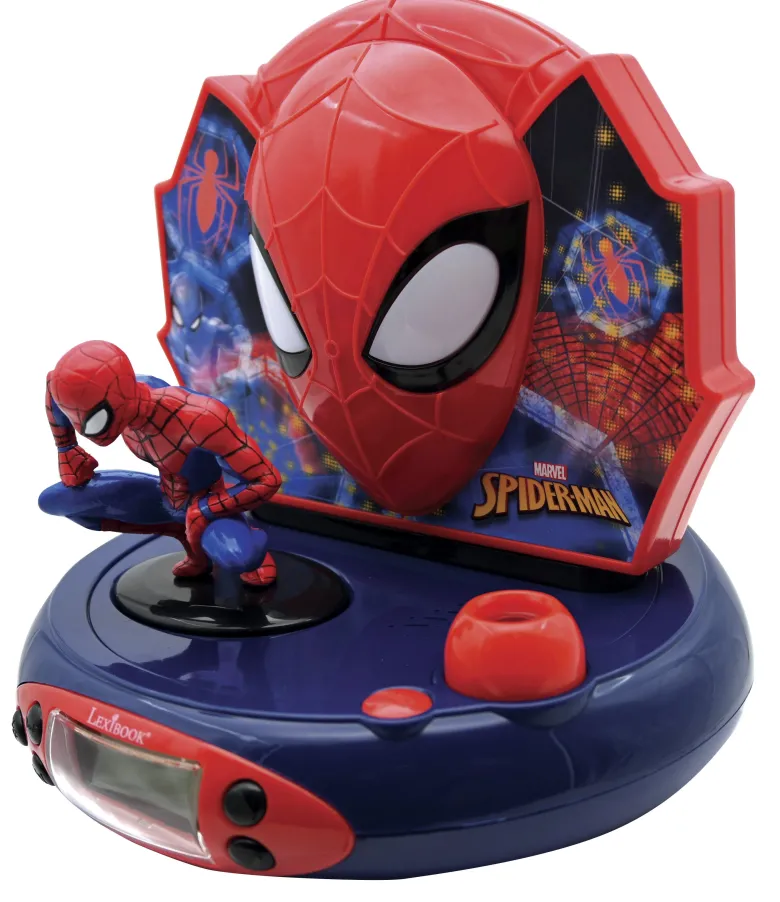 Réveil projecteur spiderman en 3d