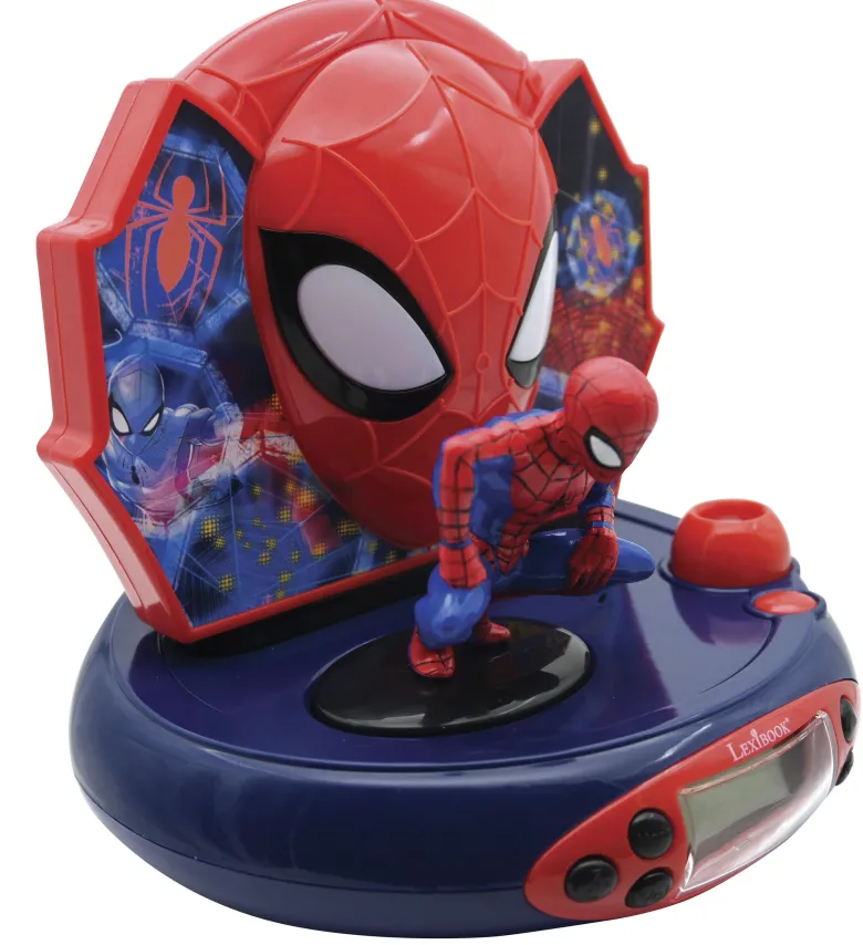 Réveil projecteur spiderman en 3d