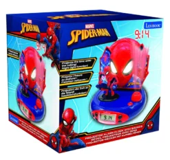 Réveil projecteur spiderman en 3d