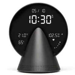 Réveil radio & enceinte Bluetooth Lexon Argenté