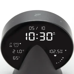 Réveil radio & enceinte Bluetooth Lexon Argenté