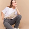 Sac banane coton bio Olivia Hindbag Beige