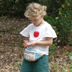 Sac banane enfant made in france -cactus
