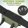 Sac banane technique imperméable - certifié ipx8 olive