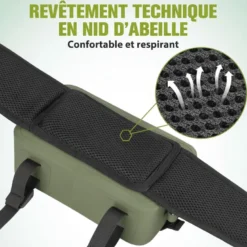 Sac banane technique imperméable - certifié ipx8 olive