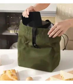 Sac coton goodjour vert