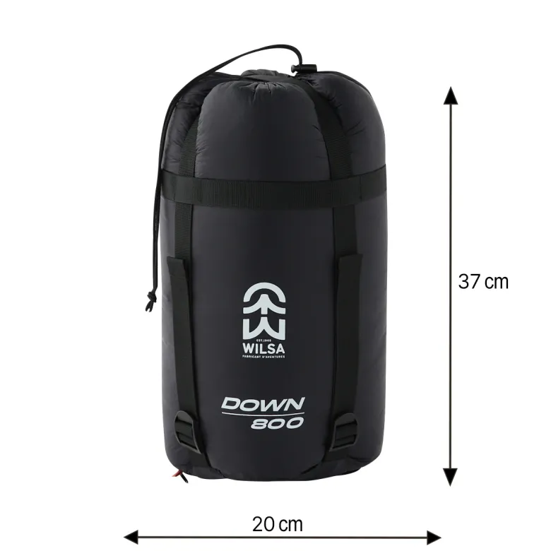 Sac de couchage duvets down 800 noir