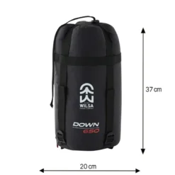 Sac de couchage duvets down 650 noir