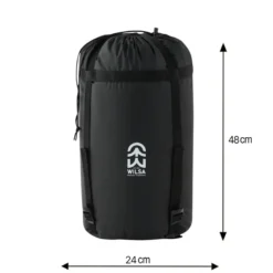 Sac de couchage expédition kaki gauche
