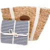 Sac de plage pique-nique lin 4p