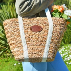 Sac de plage pique-nique lin 4p