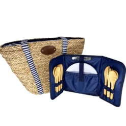 Sac de plage pique-nique marine 4p