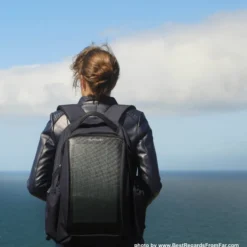 Sac à dos avec panneau solaire puissant