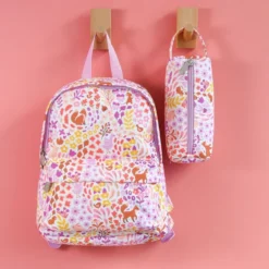 Sac à dos bébé fleurs du jardin