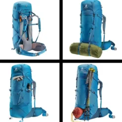 Sac à dos deuter aircontact core 40+10 bleu