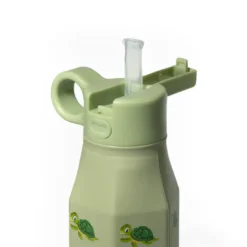 Sac à dos en matière recyclée & gourde souple - ensemble rentrée - tortue