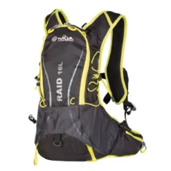Sac à dos raid-trail 16l noir et jaune