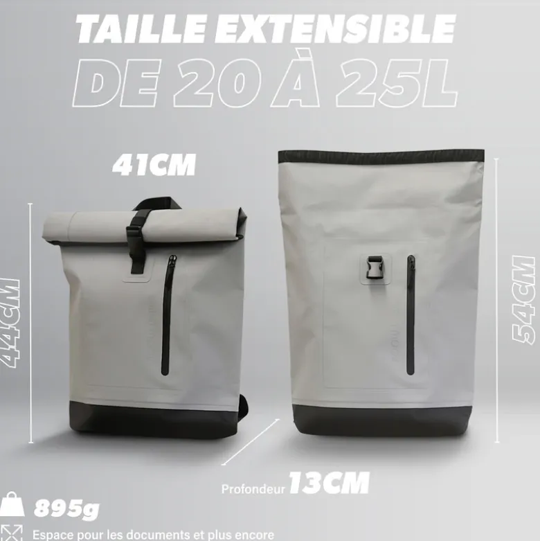 Sac à dos rollup imperméable 20-25l