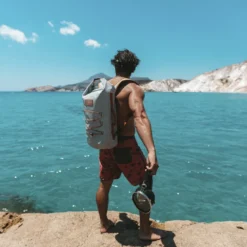 Sac à dos étanche urbain 40l tpu - indy Gris