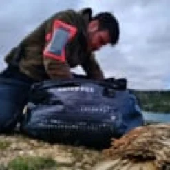 Sac duffle roll-top 45l noir zulupack