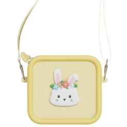 Sac en silicone lapin des fleurs