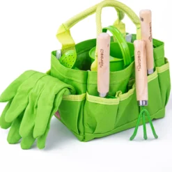Sac et outils de jardinage pour enfants