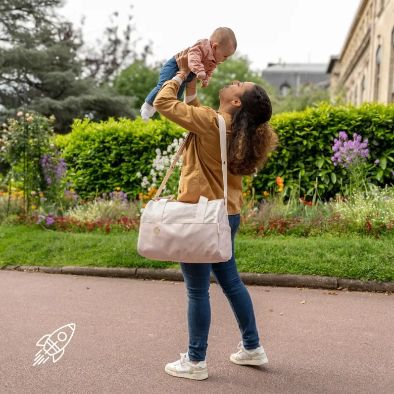 Sac à langer pocketstyle crème