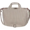 Sac à langer praliné rayures moka