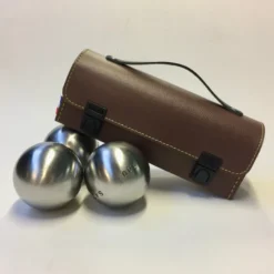 Sacoche de pétanque horizontale marron