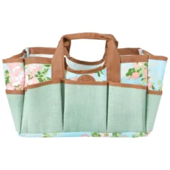 Sac outils de jardinage imprimé roses