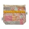 Sac à pain patchwork bordeau rouille