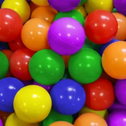 2 sacs de 100 balles - multicolore