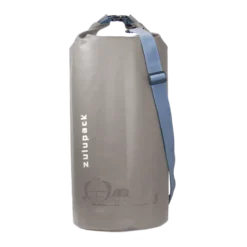 Sac tube étanche 25l fond transparent Gris