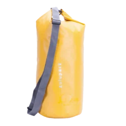 Sac tube étanche 25l fond transparent Jaune