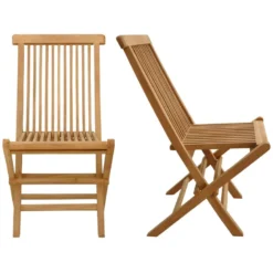 Salento - lot de 4 chaises en teck