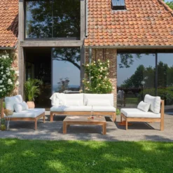 Salon de jardin en teck