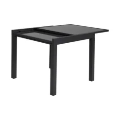 Salon de jardin lampedusa extensible textilène gris 8 pl. Aluminium anthracite